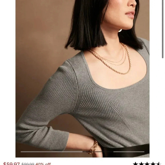 Banana republic Scoop-Neck Midi Dress - Picture 6 of 12